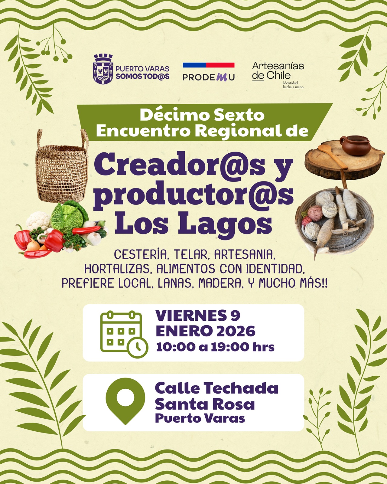 XVI Encuentro Regional de Creador@s y Productor@s de Los Lagos