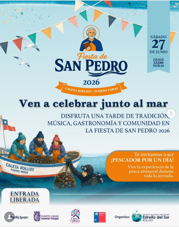 Fiesta de San Pedro 2026   Caleta Rollizo - Puerto Varas